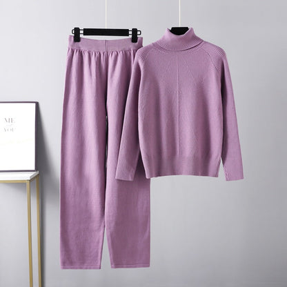 Ravora Paris™ | Ensemble deux pièces Lounge en tricot torsadé