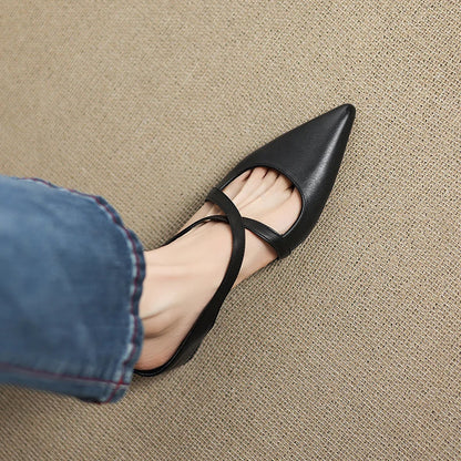 Ravora Paris™ | Mules en Cuir Véritable
