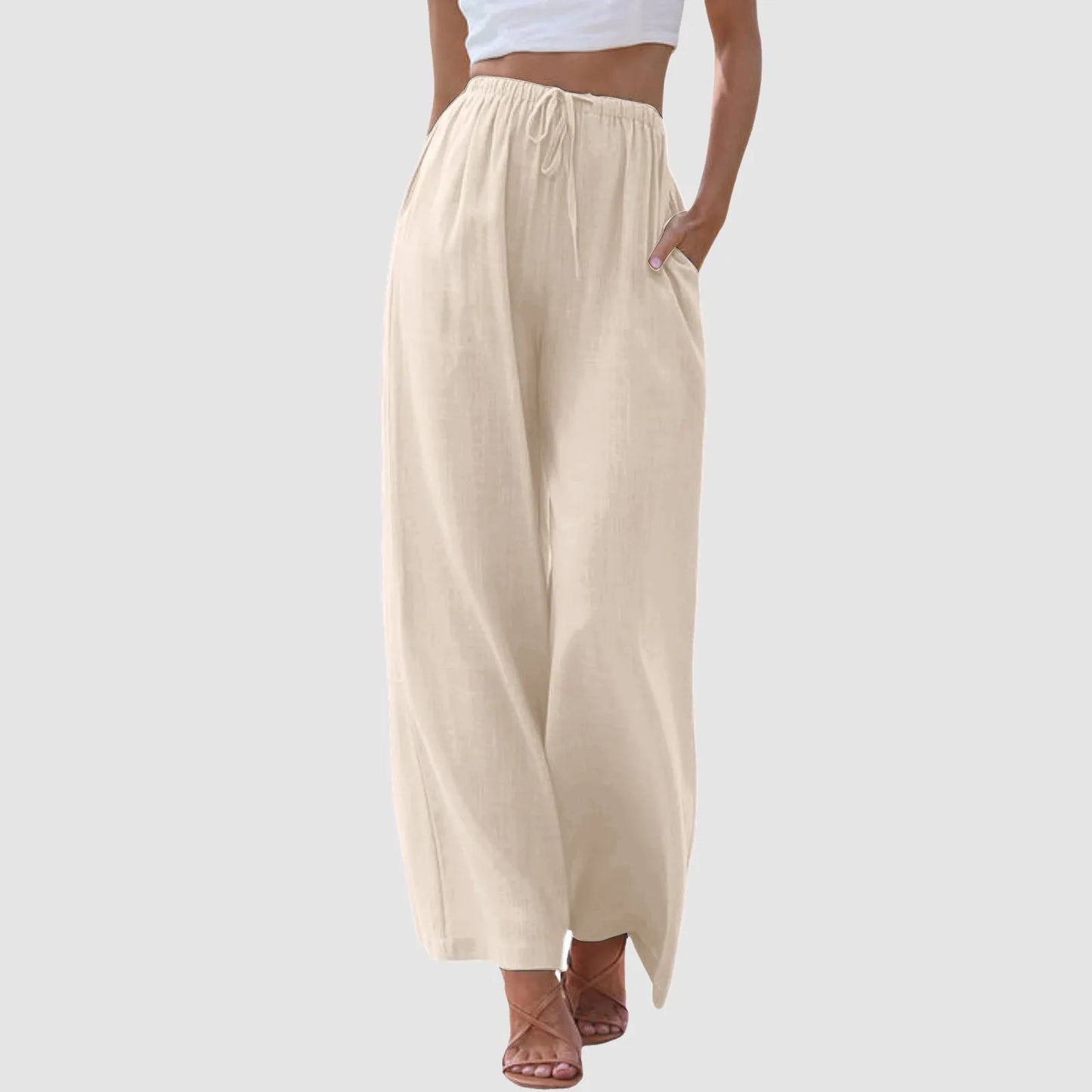 Ravora Paris™ | Pantalon taille haute à jambes larges