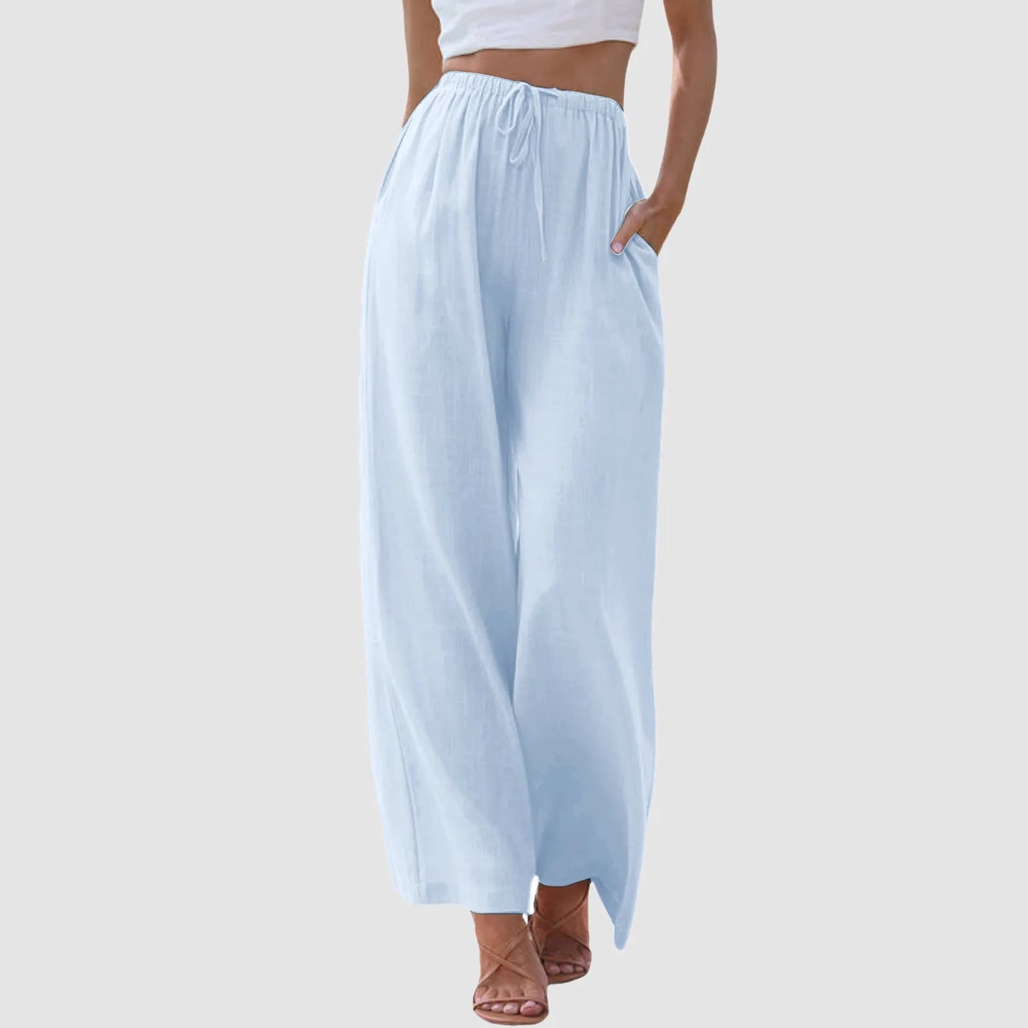 Ravora Paris™ | Pantalon taille haute à jambes larges