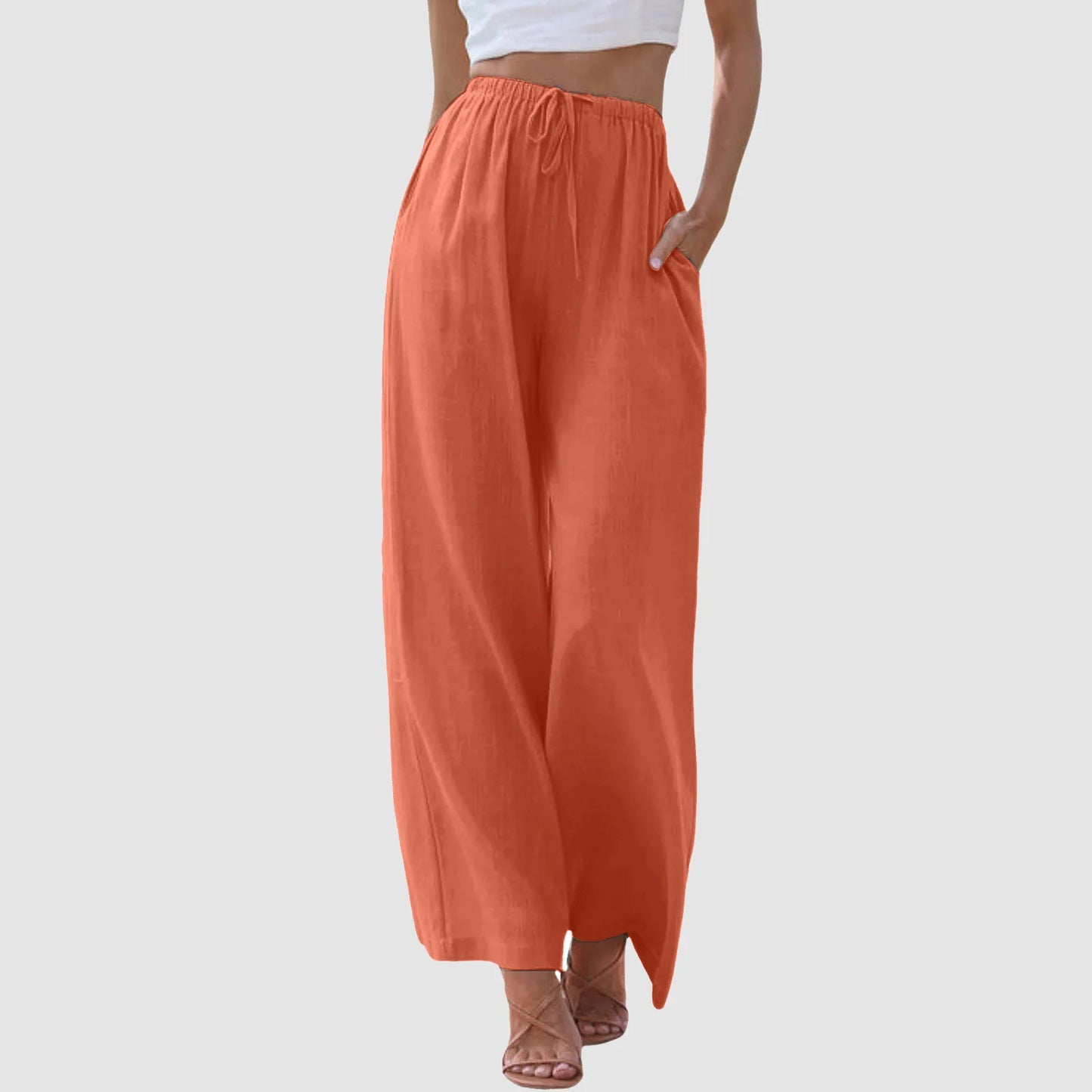 Ravora Paris™ | Pantalon confort à jambe large et taille haute