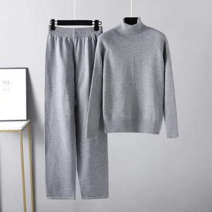 Ravora Paris™ | Ensemble deux pièces Lounge en tricot torsadé