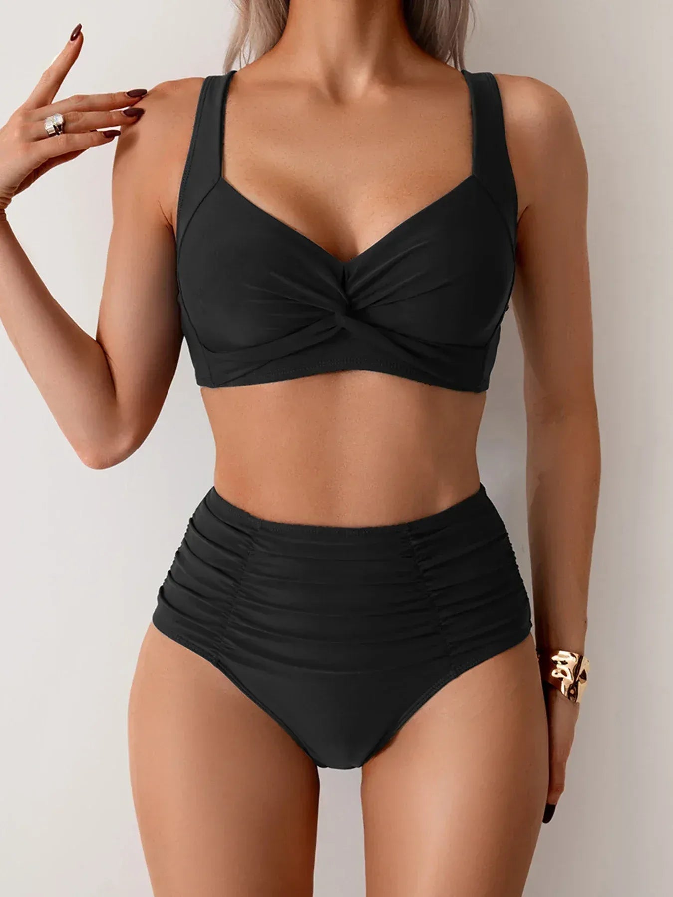 DELACROIX | Bikini Gainant Taille Haute Sofia